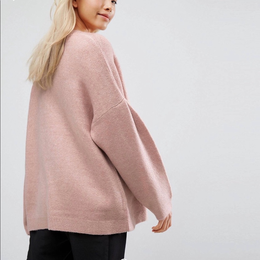 ASOS Oversized V-Neck Sweater - Picture 3 of 3